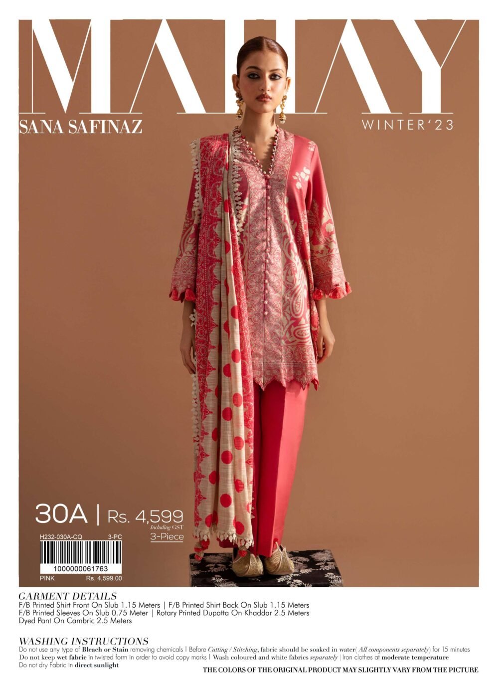 Sana Safinaz Mahay Winter 23 | 30A