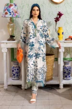 Nureh Ballerina Embroidered Chikankari Khaddar |  NU2-125