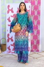 Nureh Ballerina Embroidered Chikankari Khaddar |  NU2-122