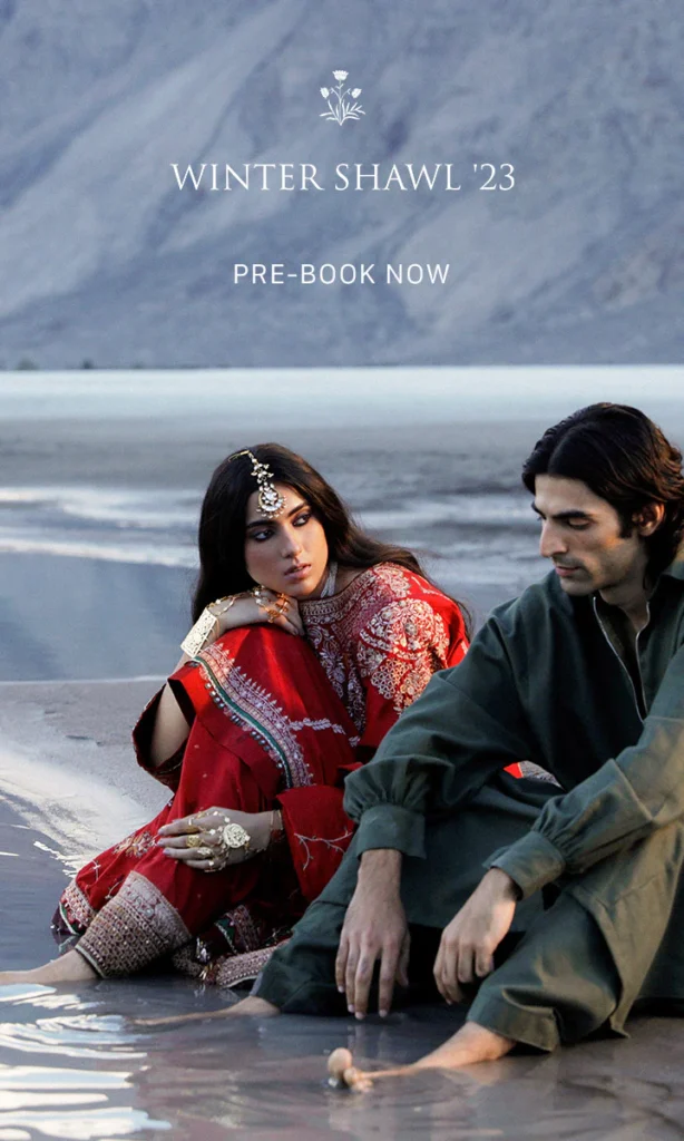 Zara Shahjahan Winter Shawl 2023