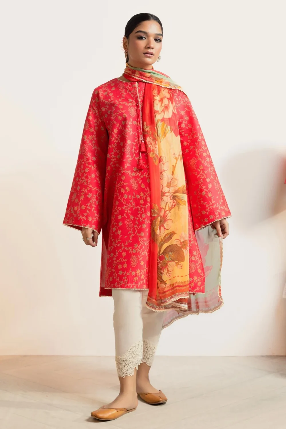 Coco Prints by Zara Shahjahan | Chambeli - D8