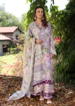 Elaf Print Chikankari 2024 | ECK-03A LILAC L’AMOUR