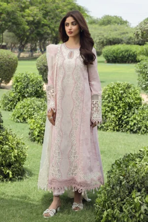 Qalamkar Festive Lawn 24 | PS-09 FARVA