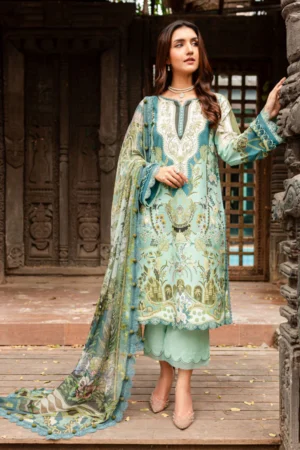 Introducing the Jade Urbane Chiffon Collection | UDC-20433 A, an epitome of elegance and sophistication. Available exclusively at Begumsaab.in, this exquisite ensemble captures the essence of contemporary Pakistani fashion. Crafted from luxurious chiffon fabric, UDC-20433 A features intricate designs and impeccable detailing, exuding charm and grace. Whether it's a formal event or a festive celebration, this ensemble is bound to captivate attention. Elevate your style with the Jade Urbane Chiffon Collection | UDC-20433 A and embrace the timeless allure of Pakistani craftsmanship.