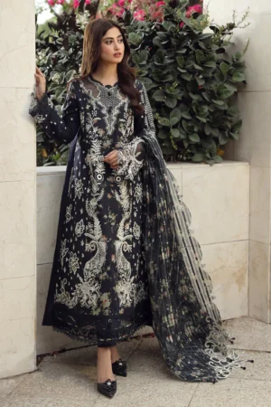 Qalamkar Festive Lawn 24 | PS-07 HAMNA