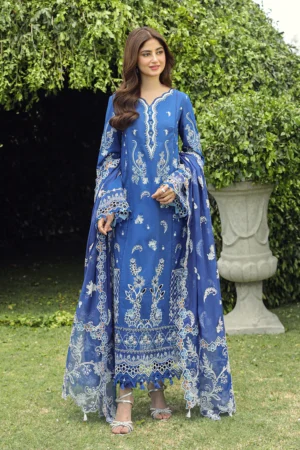 Qalamkar Festive Lawn 24 | PS-08 FARHEEN