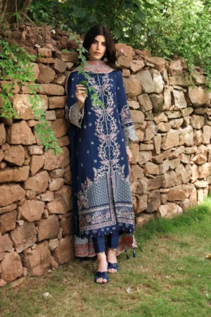 Qalamkar Qlinekari Linen 2024 | LM-06 CADHLA