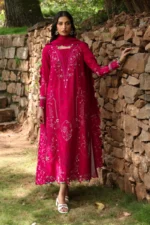 Qalamkar Qlinekari Linen 2024 | LM-13 TARA