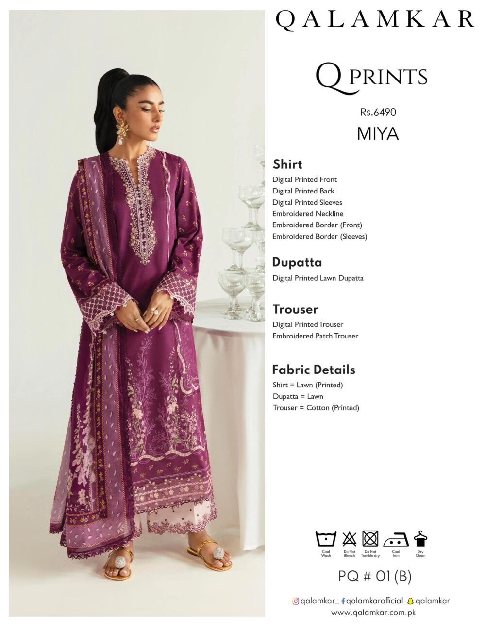 Qalamkar Qprints 25 | Miya