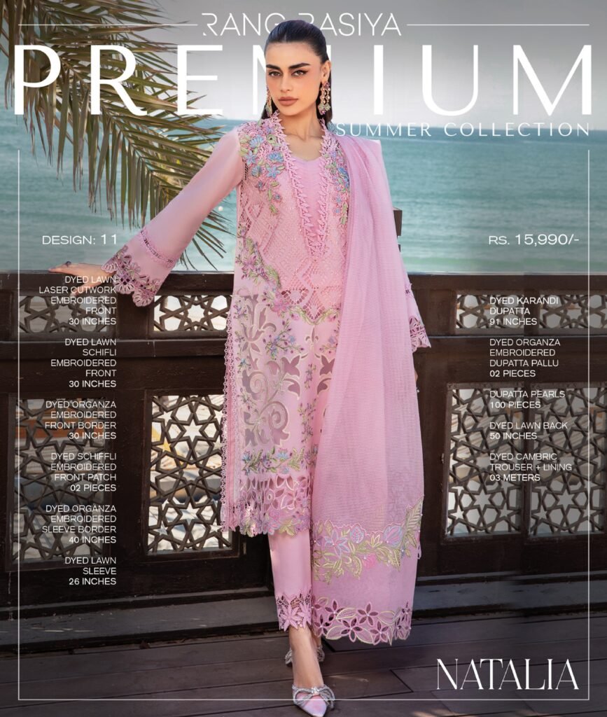 Pan Rasiya Rang Rasiya Premium Summer '25 | D-11 - BegumSaab | Pakistani Designer ...