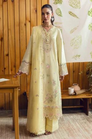 Qalamkar Qlinekari Lawn 2025 | DC-04 Keva