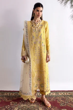 Qalamkar Qlinekari Lawn 2025 | DC-09 Enya