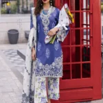 Mahnur Broadway Luxury Lawn 25 | Tulip