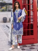 Mahnur Broadway Luxury Lawn 25 | Tulip