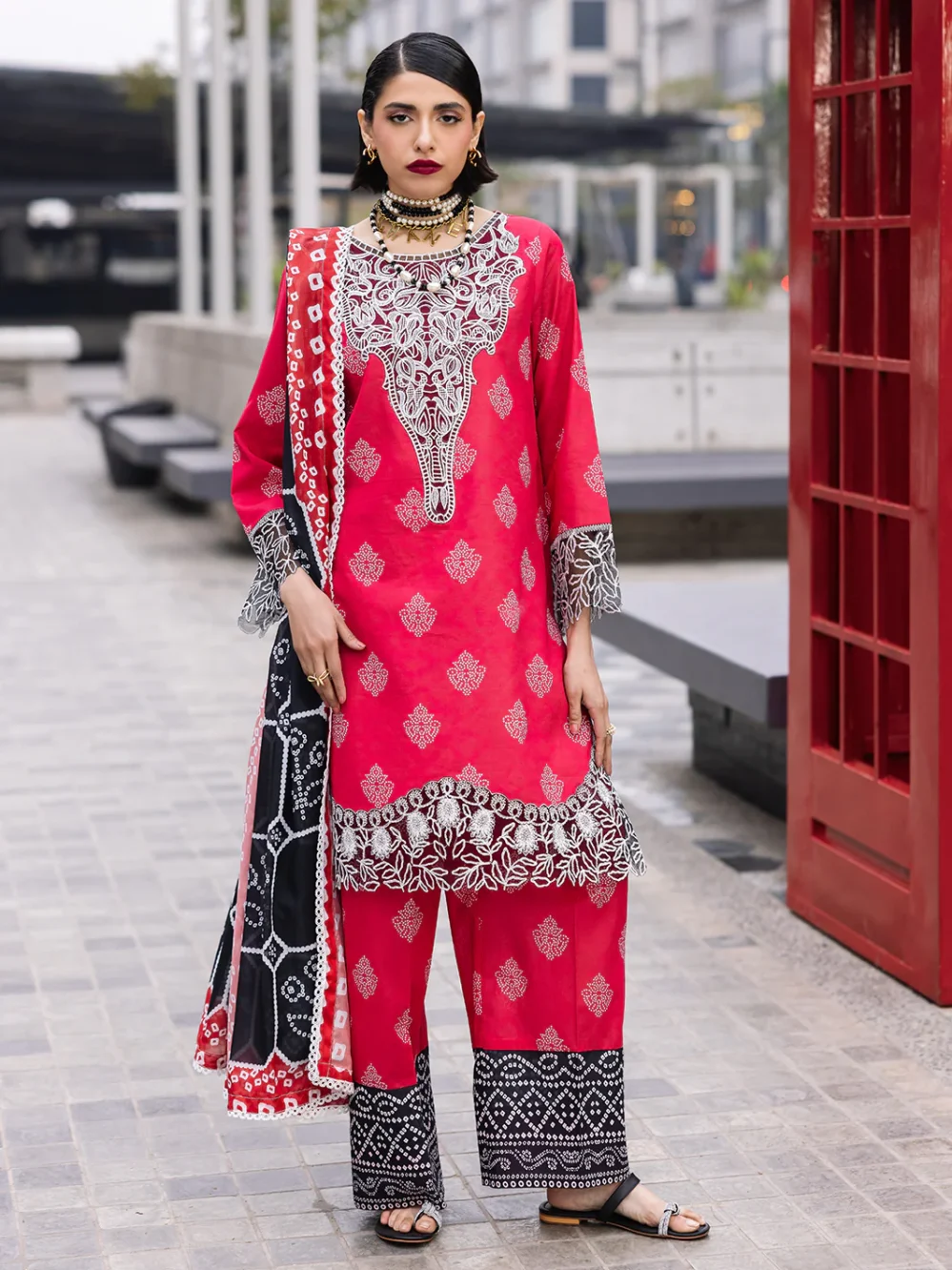 Mahnur Broadway Luxury Lawn 25 | Azelea