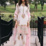 Mahnur Broadway Luxury Lawn 25 | Cherry Blossom
