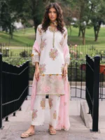 Mahnur Broadway Luxury Lawn 25 | Cherry Blossom
