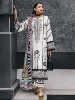 Mahnur Broadway Luxury Lawn 25 | Freesia
