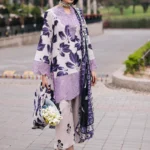 Mahnur Broadway Luxury Lawn 25 | Lilac