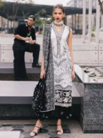 Mahnur Broadway Luxury Lawn 25 | Daisy