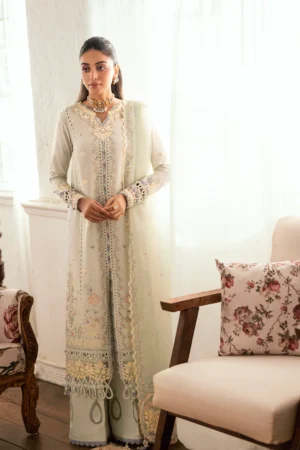 Qalamkar Luxury Lawn Eid Edit 2025 | SB 08 Rimsha