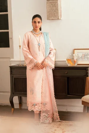 Qalamkar Luxury Lawn Eid Edit 2025 | SB 05 Aleeza