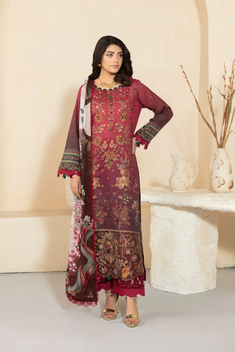 Ramsha Mashaal Luxury Lawn Vol 13 2025 | L-1303