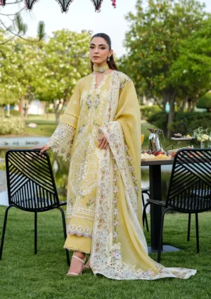 Elaf Luxury Lawn Vol 2 | ELH-4A DANDELION