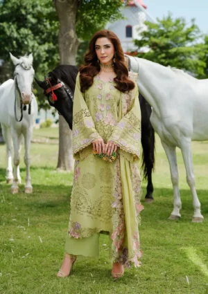 Elaf Luxury Lawn Vol 2 | ELH-1A PISTACIA