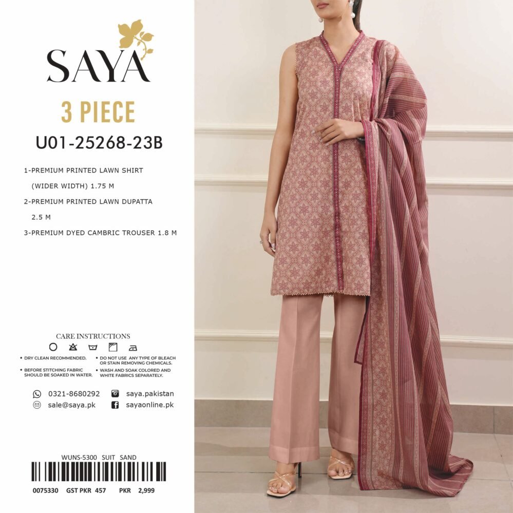 Saya Prints Lawn 2025 | 23B