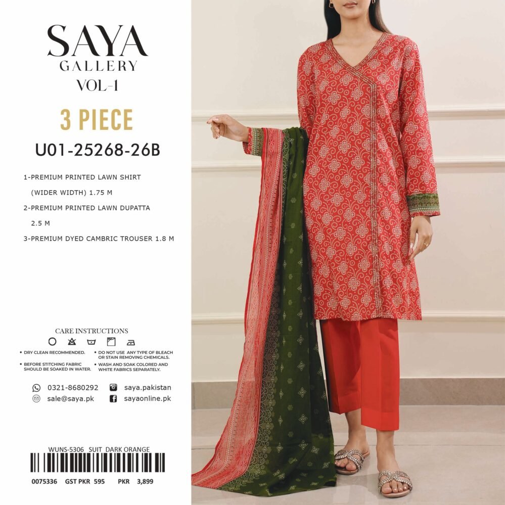 Saya Prints Lawn 2025 | 26B