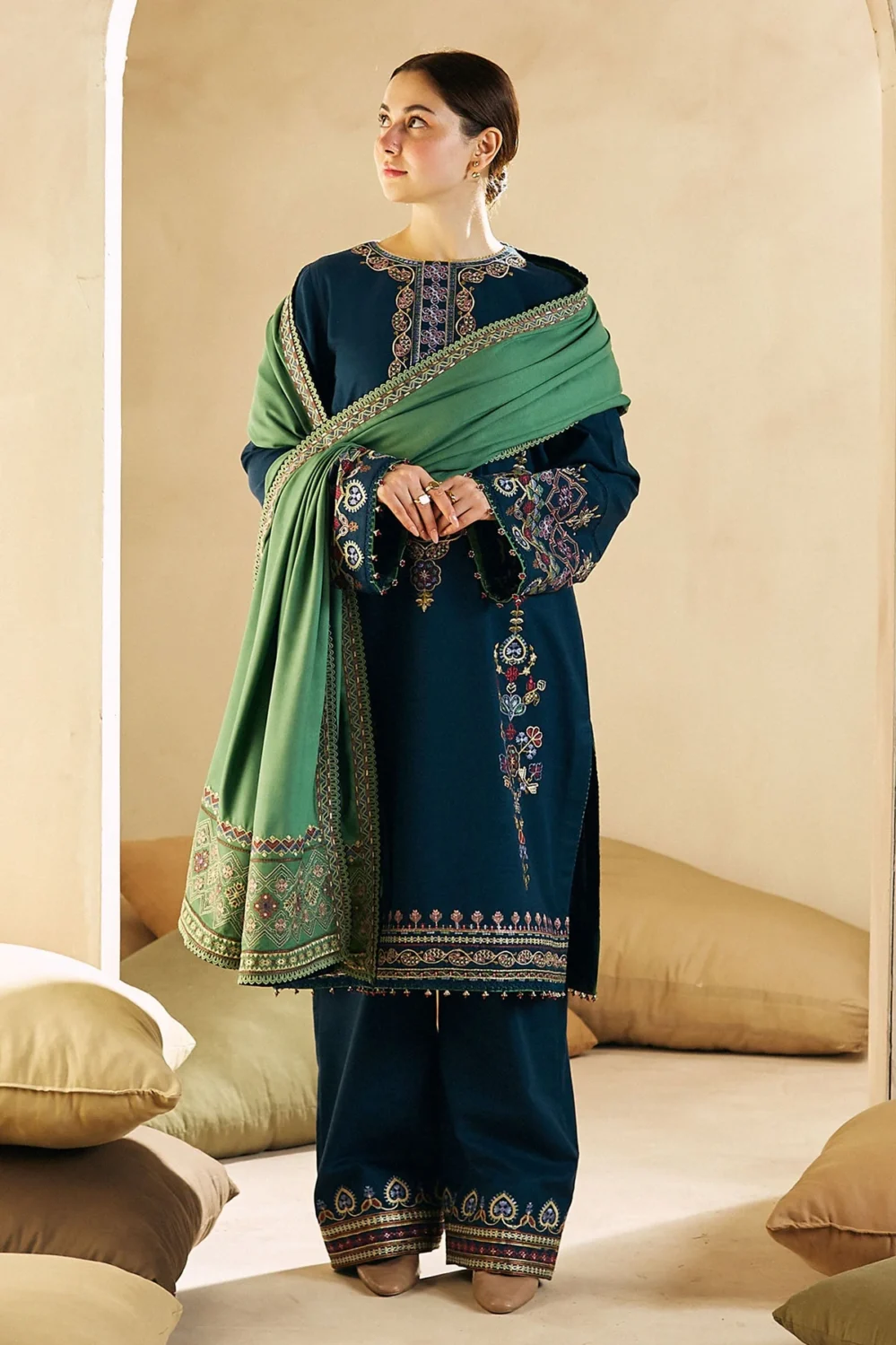 Coco by Zara Shahjahan Winter Unstitched 23 | 7B