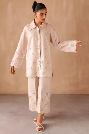Qalamkar Embroidered Co-ords | EP-04 LUMI