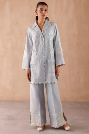 Qalamkar Embroidered Co-ords | EP-05 GAYA