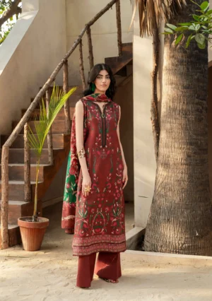 Firdous Lawn 25 Vol 1 | D137 - Berry