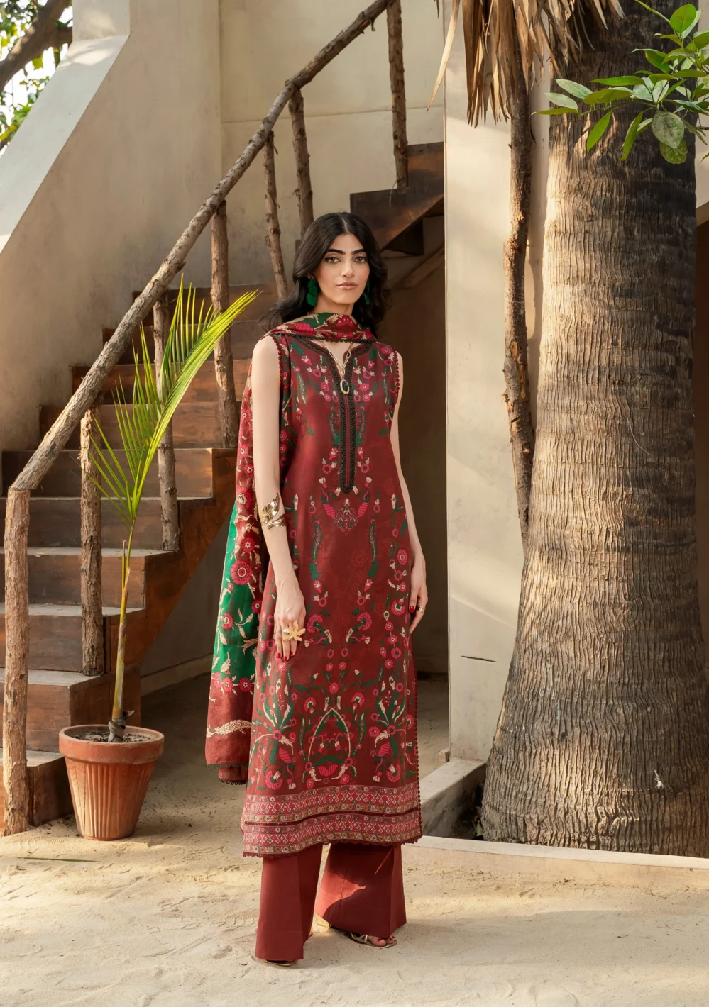 Firdous Lawn 25 Vol 1 | D137 - Berry