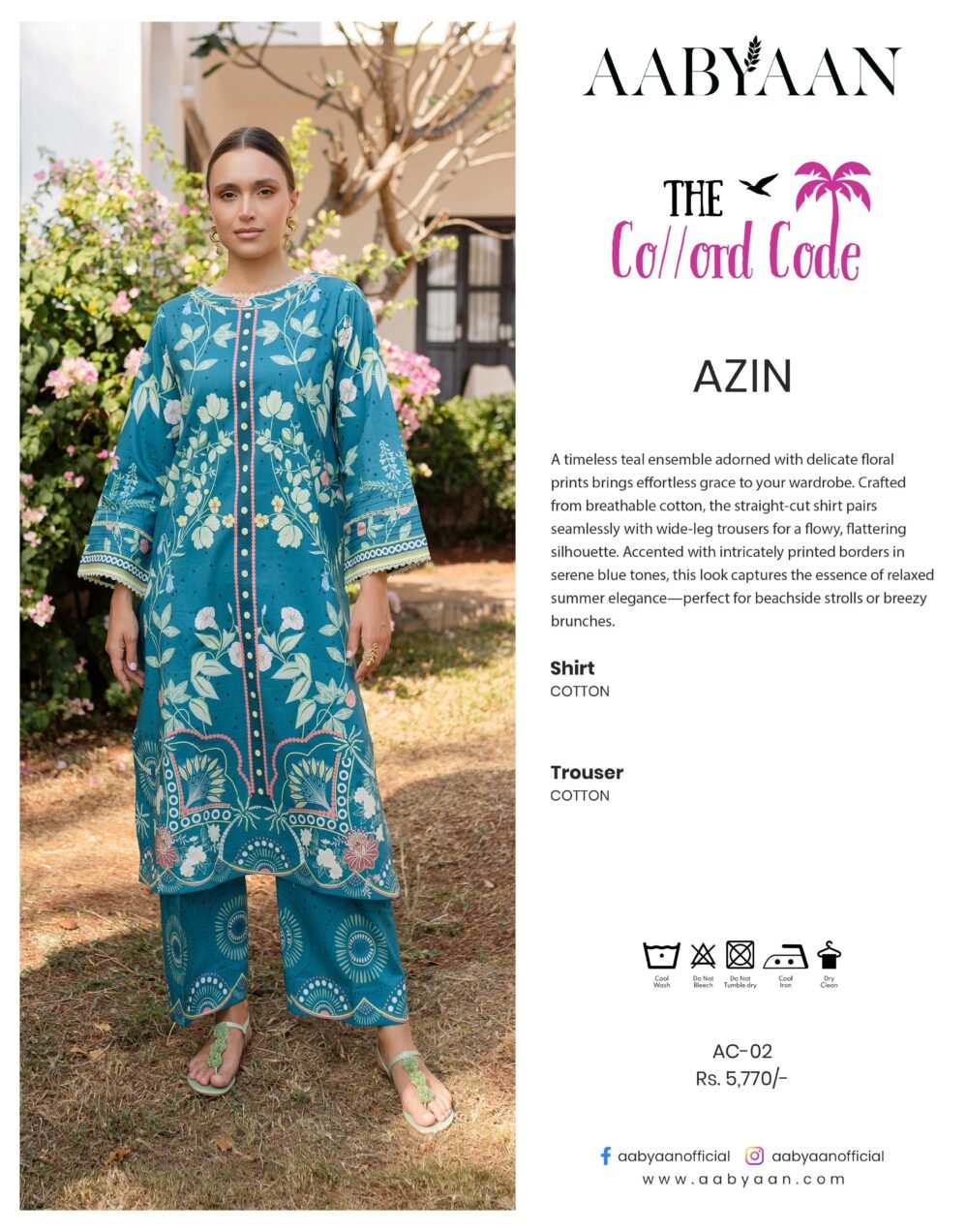 Aabyaan The Co-ord Code | Azin