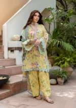 Elaf Prints Chiffon 25 VOL 1 | ECD-5B SAFFROSE