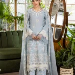 Elaf ECraft Chikankari Chiffon | EEC-3B SKY DREAM