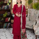 Elaf ECraft Chikankari Chiffon | EEC-4A RUBELET