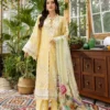 Elaf ECraft Chikankari Chiffon | EEC-2B BUTTER BLOOM