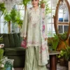 Elaf ECraft Chikankari Chiffon | EEC-5B MATCHA