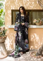 Elaf Prints Chiffon 25 VOL 1 | ECD-4A MIDNIGHT BLOOM