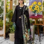 Elaf ECraft Chikankari Chiffon | EEC-2A QUEEN OF DUSK