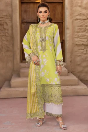 Charizma Embroidered Lawn 25 | CRN5-18