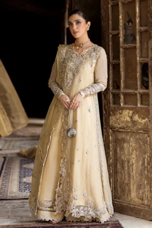 Qalamkar Chiffon Luxury Formals | WC-07 HEELA
