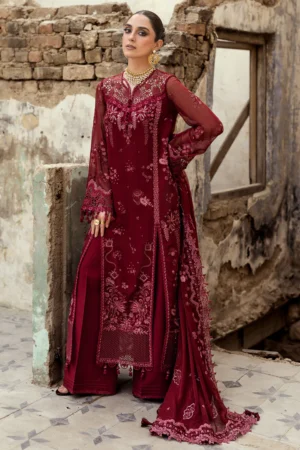 Qalamkar Chiffon Luxury Formals | WC-06 JAYNE