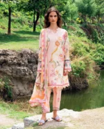 Roheenaz Garden Veil Printed Lawn | Wildflower fluff
