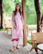 Roheenaz Garden Veil Printed Lawn | Rosey Daze