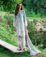 Roheenaz Garden Veil Printed Lawn | Jazmine Haze